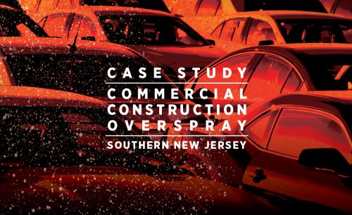 Case Study commercial construction overspray